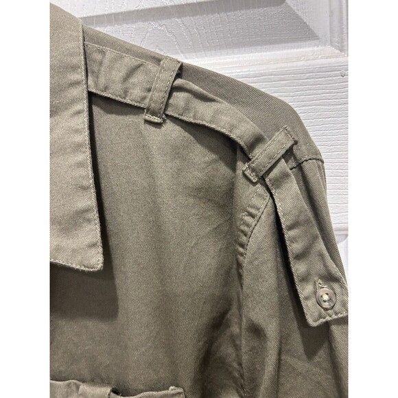 SHE SAFARI Hunter Khaki Shirt Button Up Long Sleeve Women's Size 2XL XXL - Picture 7 of 9